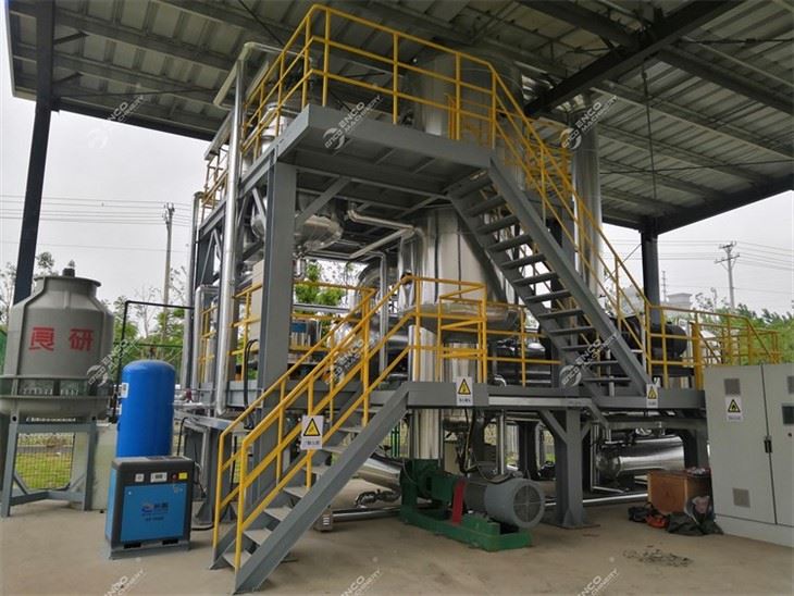 Lithium sulfate evaporator